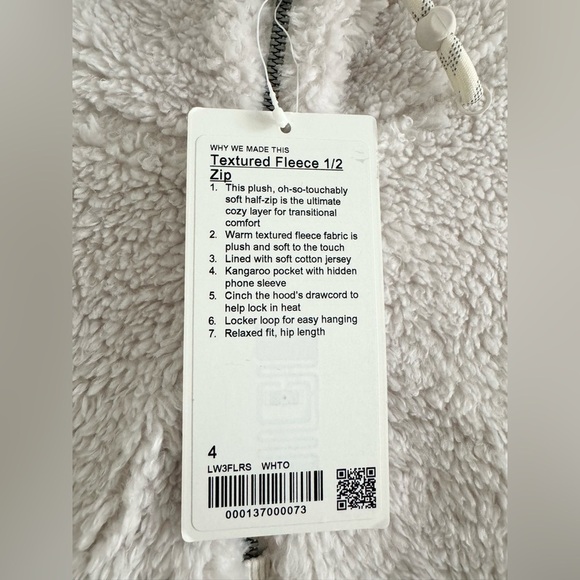 Lululemon Textured Fleece Half Zip - Picture 9 of 16